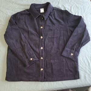 Blair Black Corduroy Shirt / Jacket